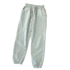 Zara Heather Gray Sweatpants Size Small Gathered Cuff Athleisure